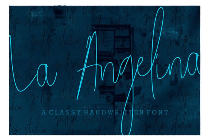 Free La Angelina Handwritten Script Font