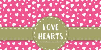 Free Love Hearts Pattern