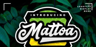 Free Mattoa Sports Script Font