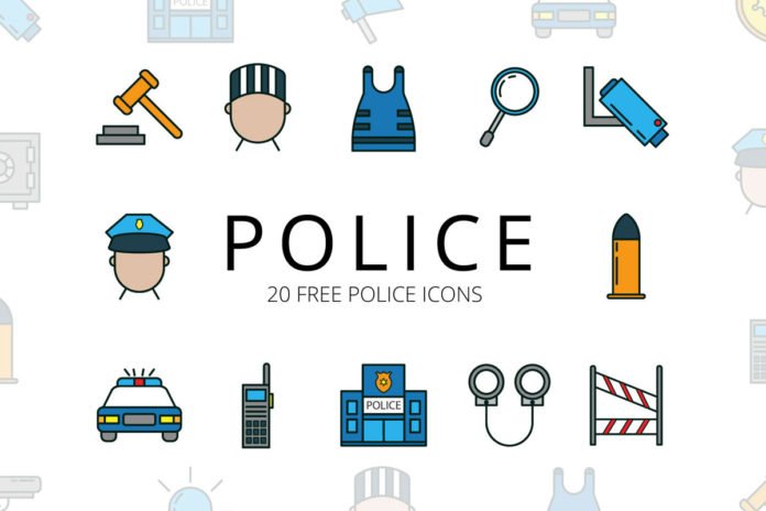 Free Police Vector Icon Set