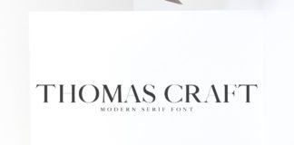 Free Thomas Craft Modern Serif Font