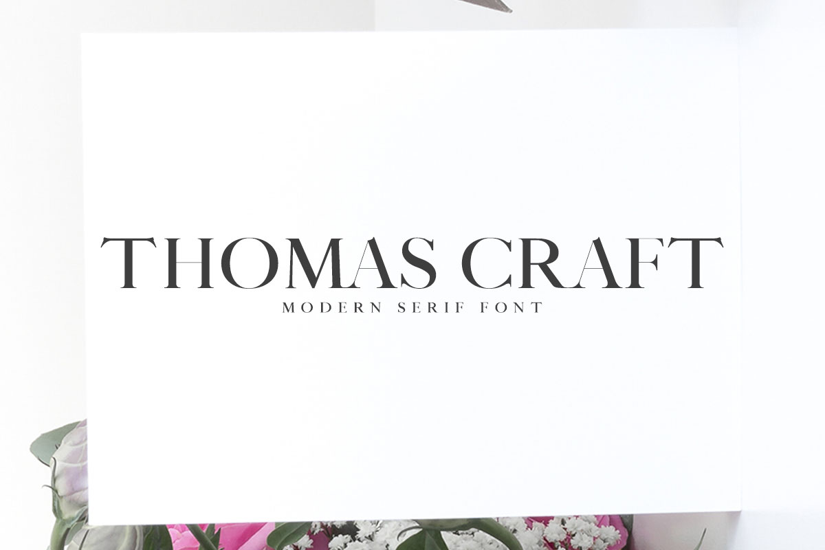 Free Thomas Craft Modern Serif Font