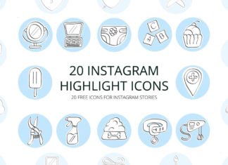 20 Free Instagram Highlight Icons