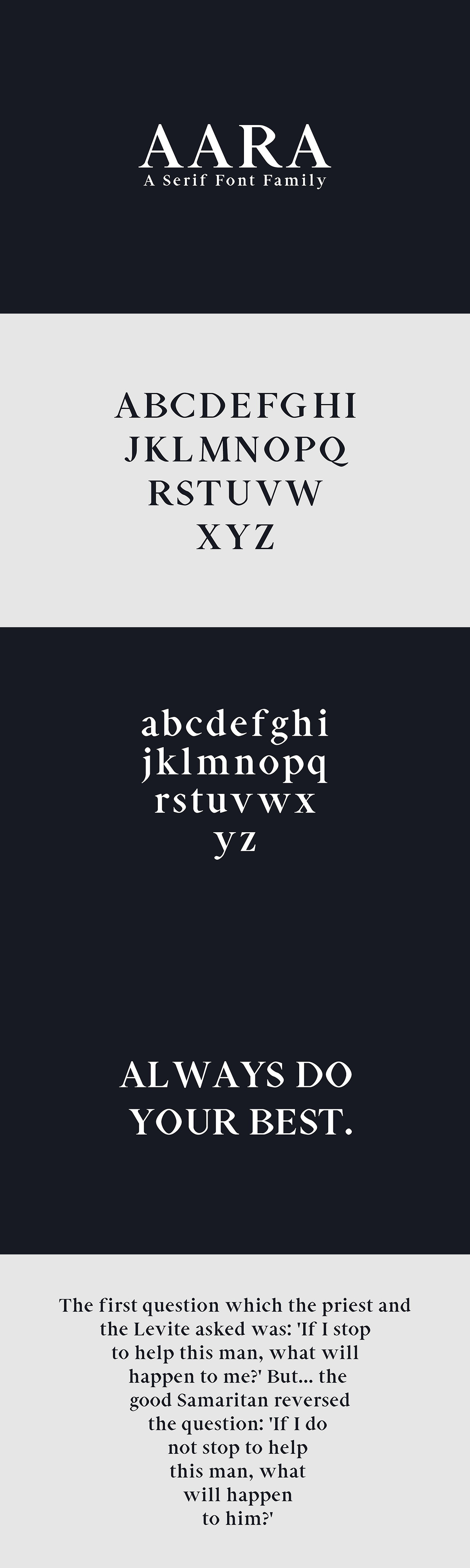 Aara Serif Regular Font
