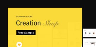 Free Creation Shop UI Kit