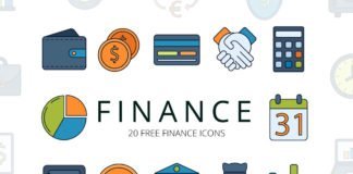 Free Finance Vector Icon Set