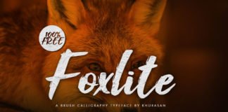 Free Foxlite Script Font