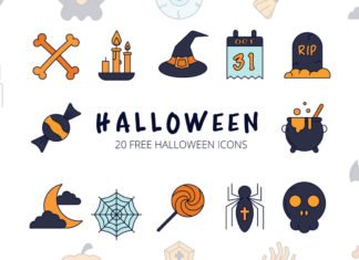Free Halloween Vector Icon Set