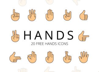 Free Hands Vector Icon Set