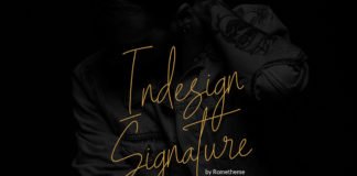 Free Indesign Signature Script Font