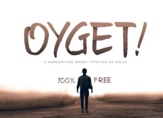 Free Oyget Brush Font