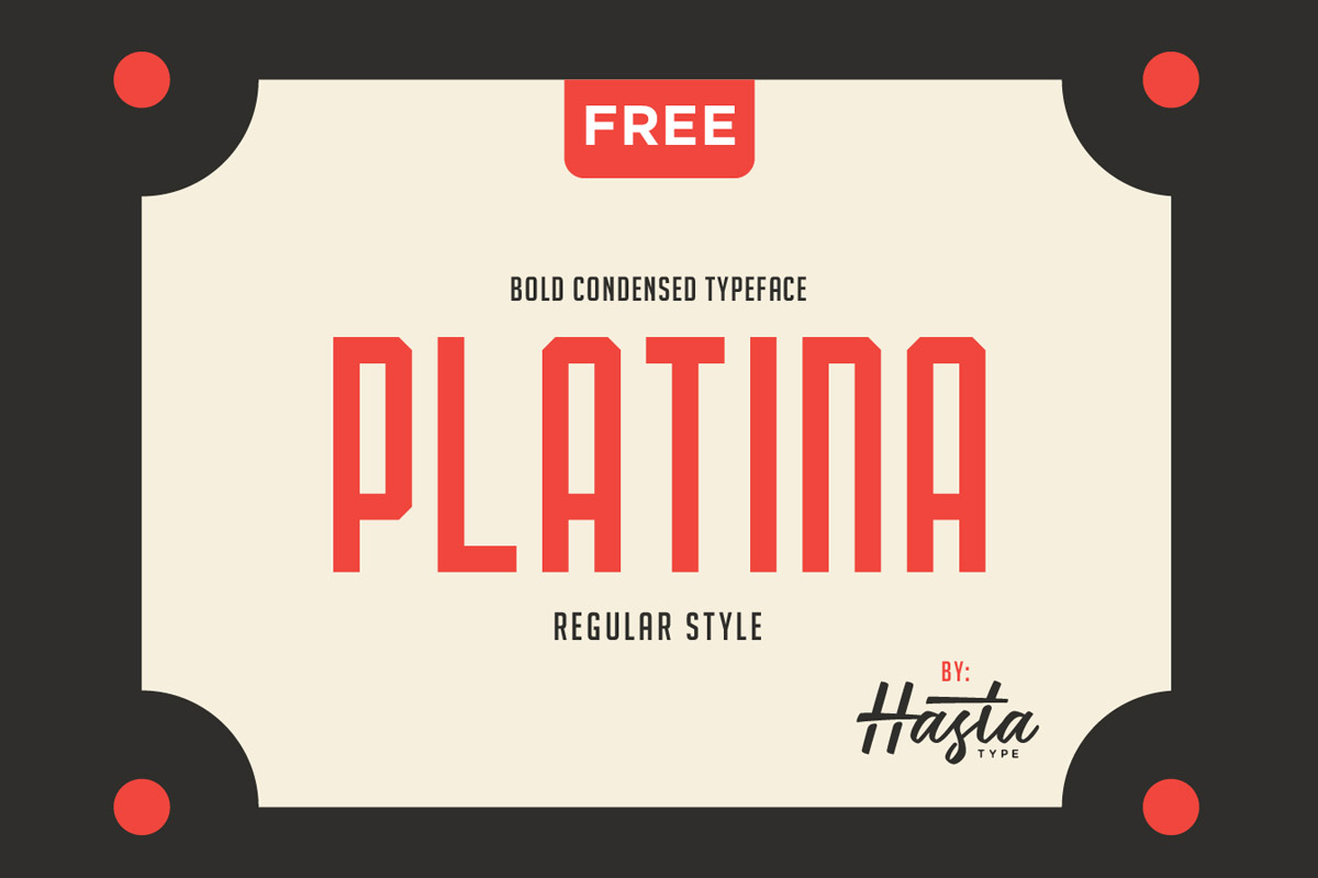 Free Platina Sans Serif Font