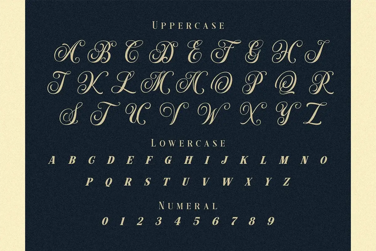 Hondurhas Vintage Script Font Preview 5