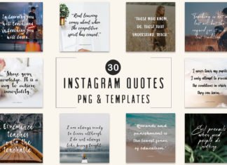 30 Free Instagram Quotes Templates