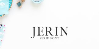 Free Jerin Serif Font