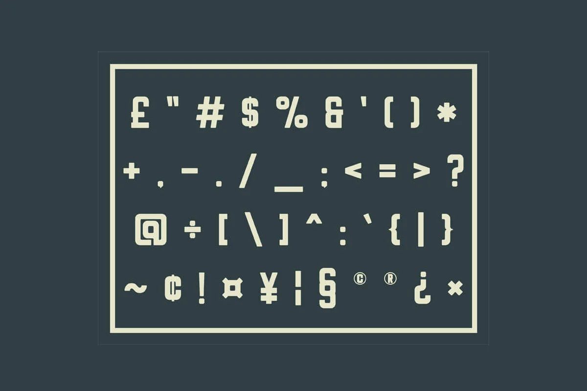 Rheiborn Sans Serif Font Preview 2