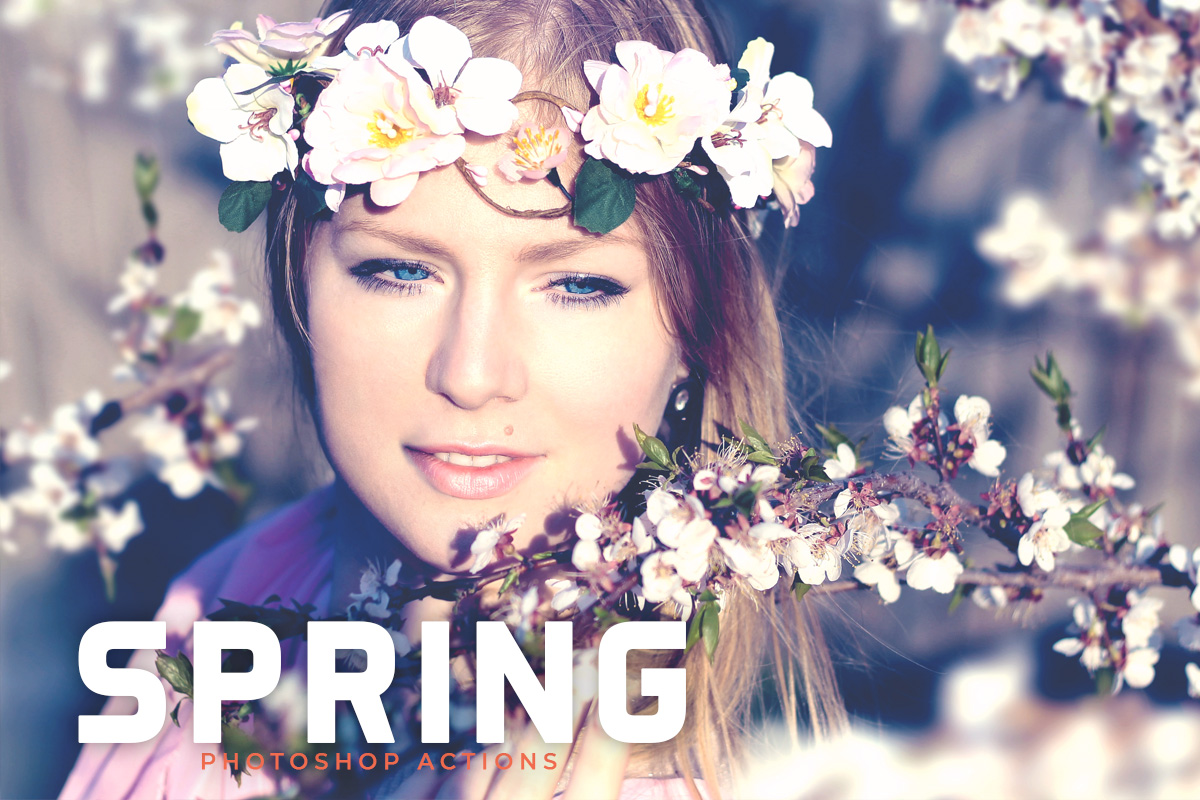 Spring Photoshop Actions Cover