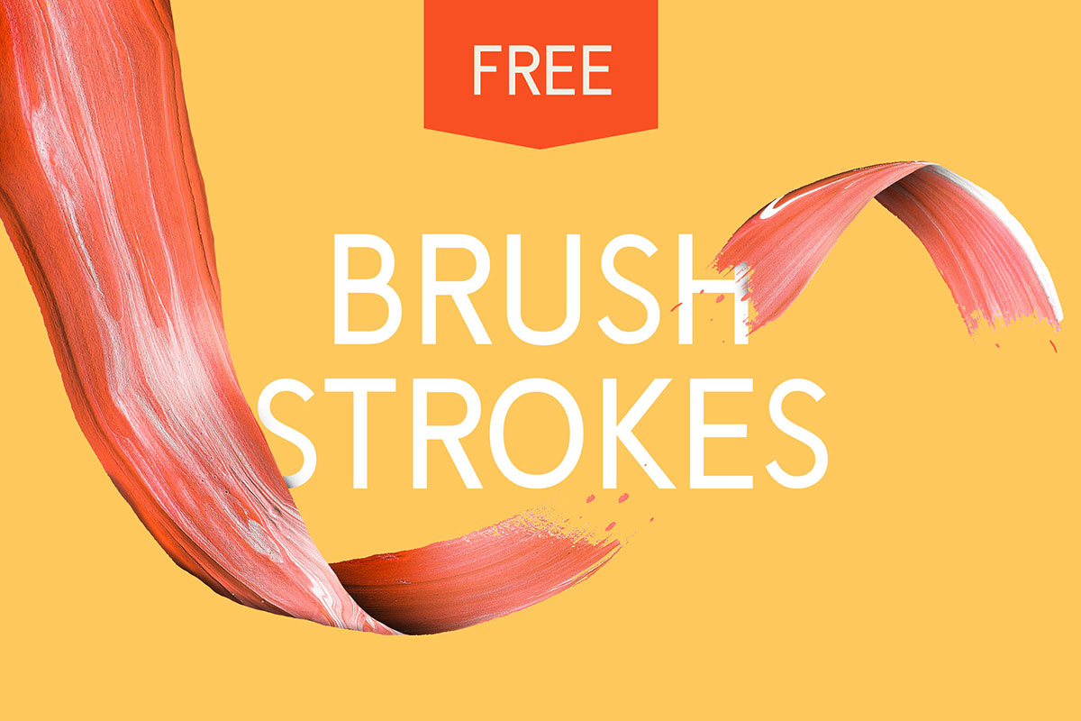 10 Free Artsy Paint Brush Strokes