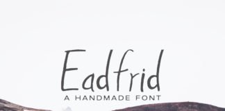 Free Eadrifd Handmade Font