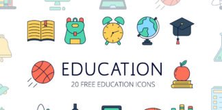 Free Education Vector Icon Set