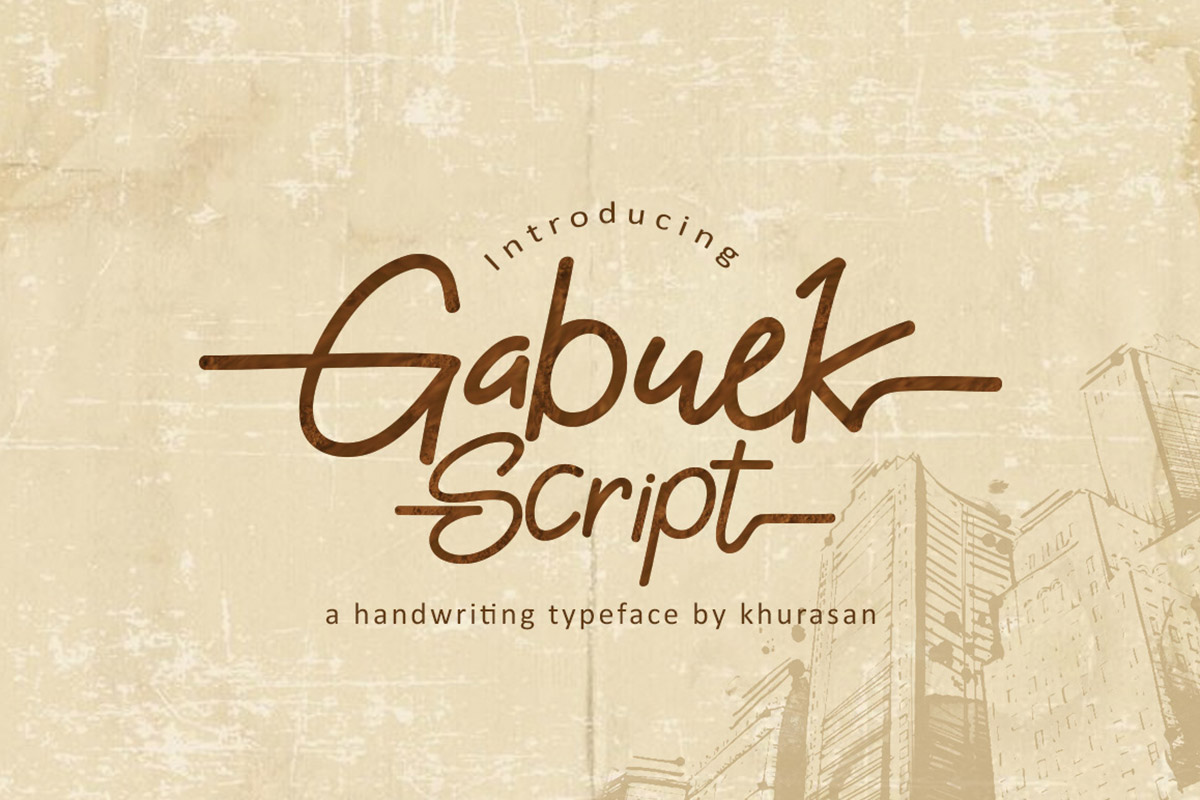 Free Gabuek Script Font