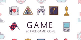 Free Game Vector Icon Set