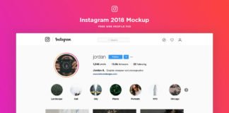 Free Instagram Web Profile Template