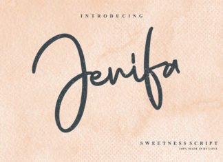 Free Jenifa Script Font