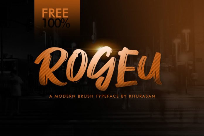 Free Rogeu Brush Font