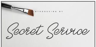 Free Secret Service Script Font