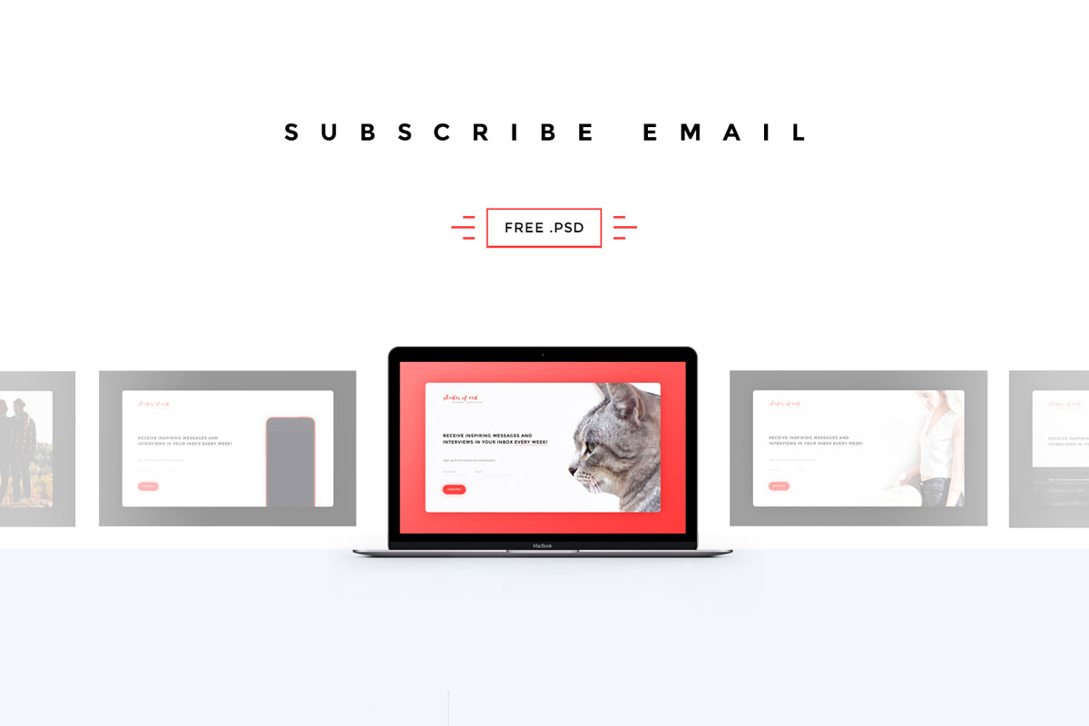 Free Subscribe Email Page Template