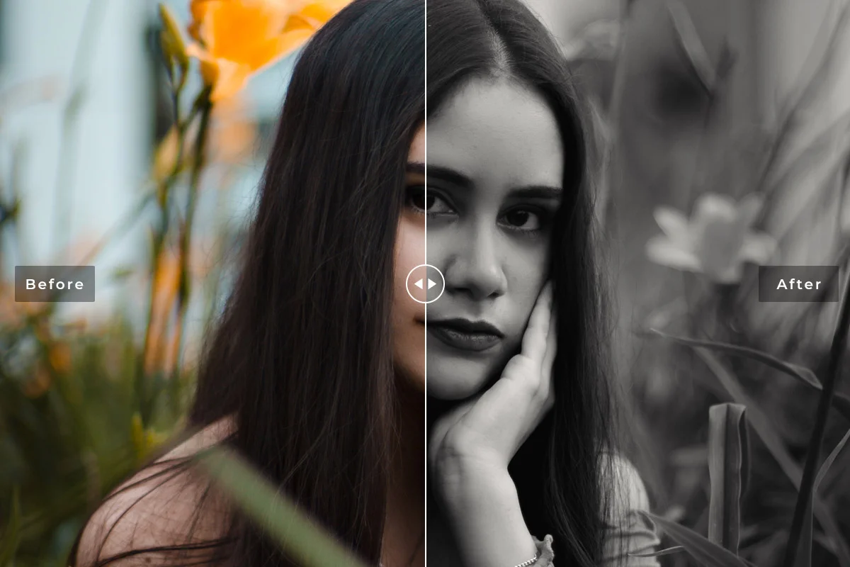 10 Black and White Lightroom Presets Preview 5