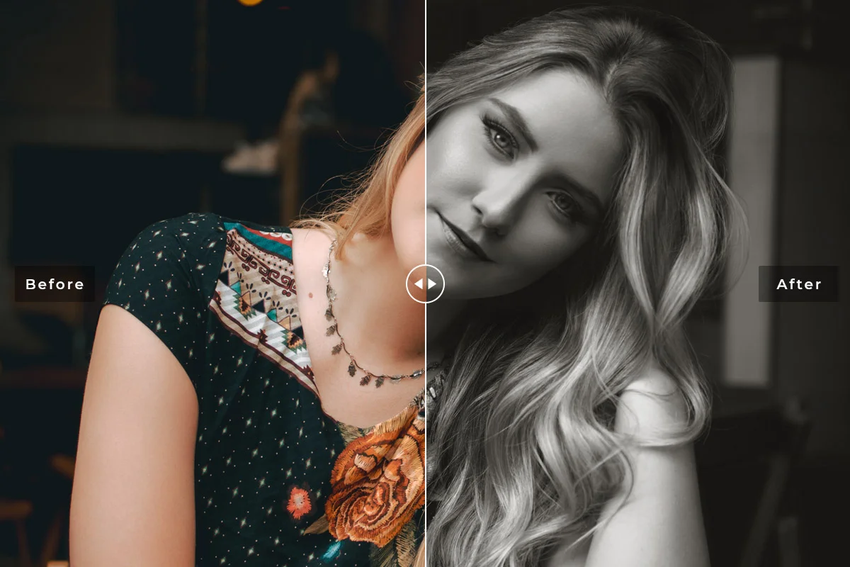 10 Black and White Lightroom Presets Preview 8