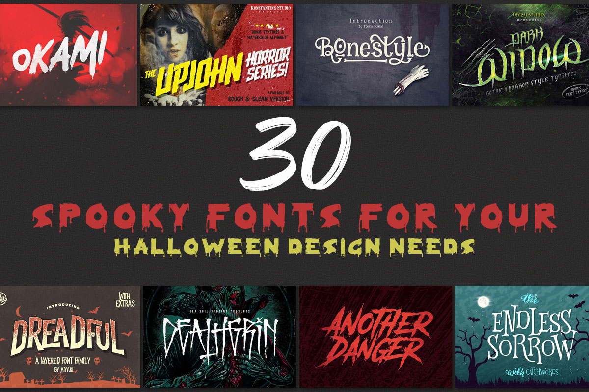 30 Spooky Fonts for Your Halloween Design Needs