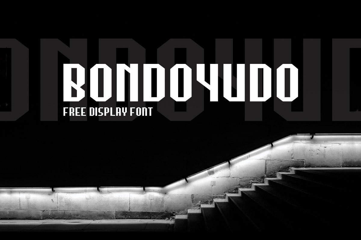 Free Bondoyudo Display Font