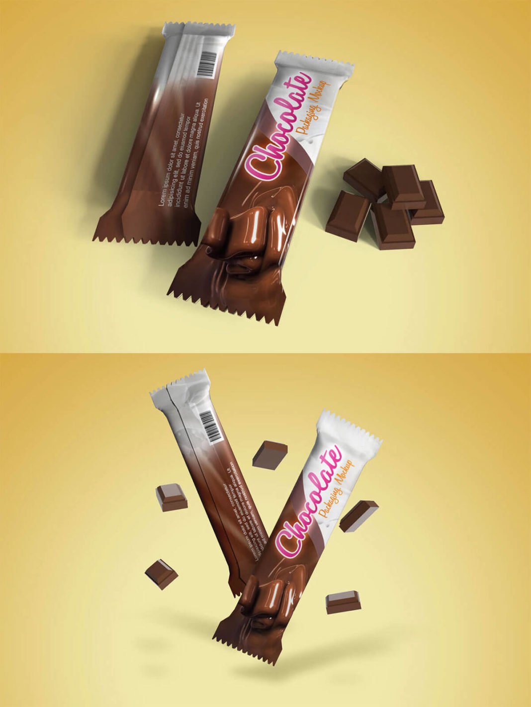 Chocolate Packaging Mockups Free Download - Creativetacos