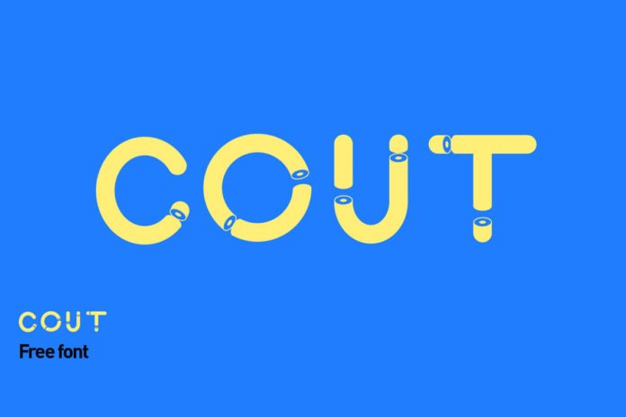 Free Cout Display Font