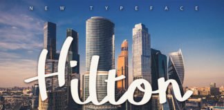 Free Hilton Brush Font Family