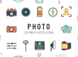 Free Photo Vector Icon Set