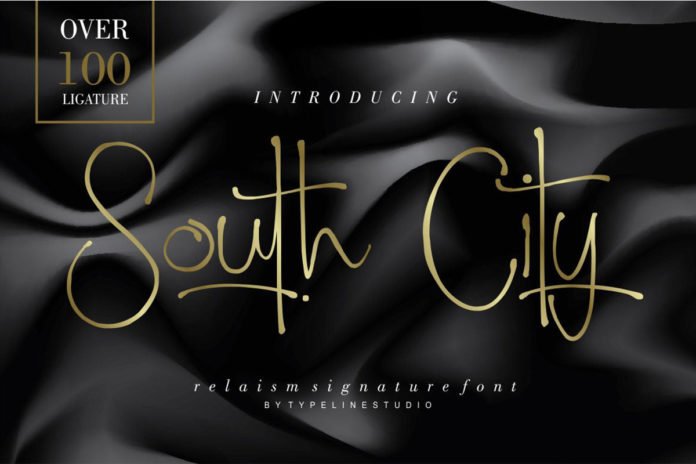 Free South City Signature Font