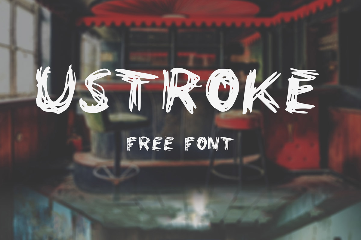 Free UStroke Brush Font