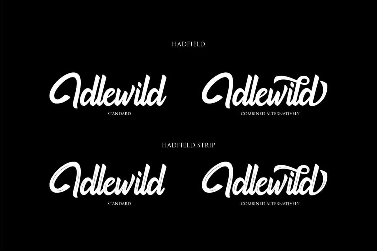 Hadfield Script Font Preview 1