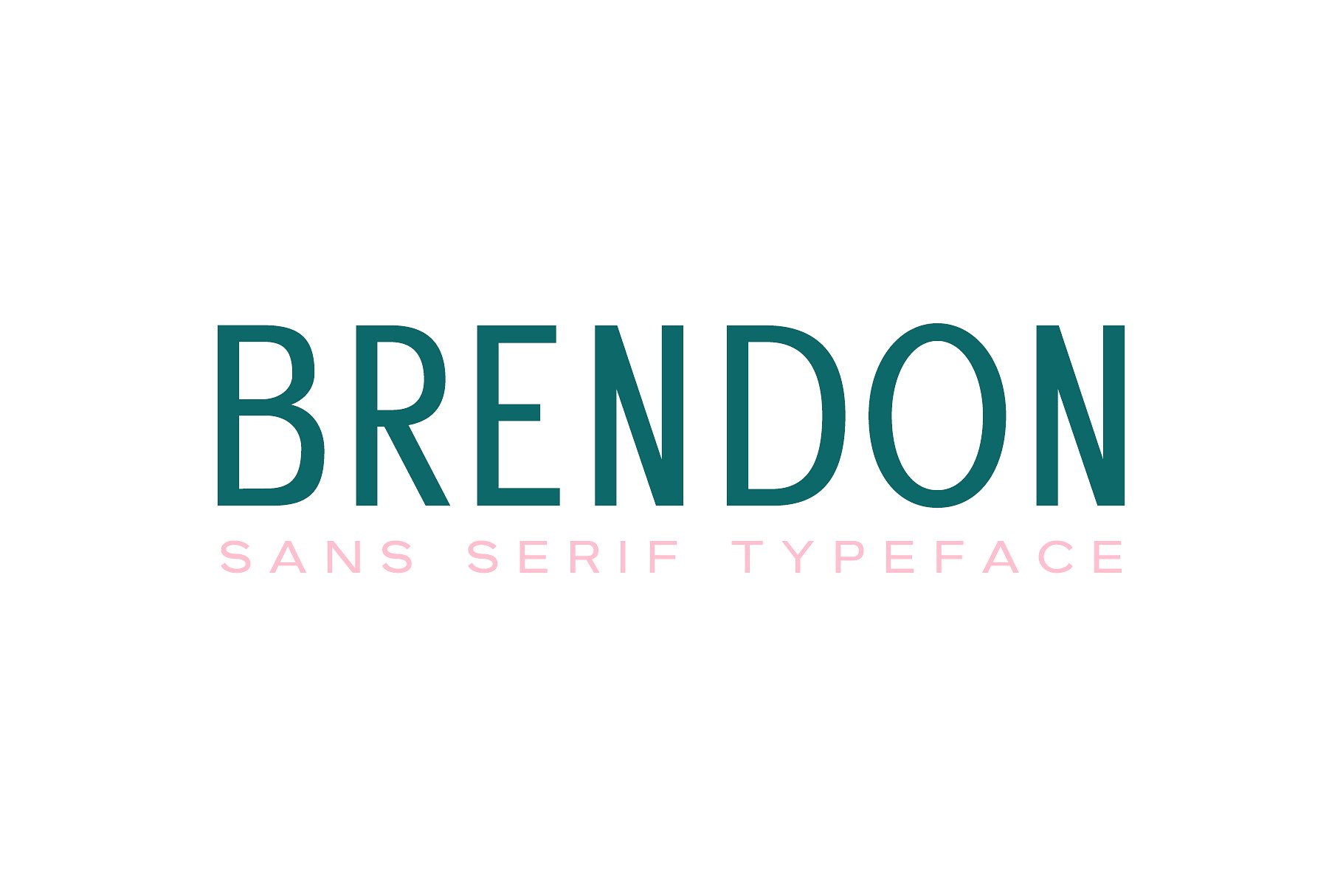 Brendon Sans Serif Elegant Pro Typeface - only $9! (+VAT)