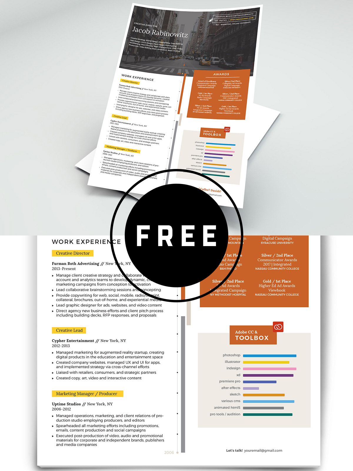 98 Awesome Free Resume Templates for 2019