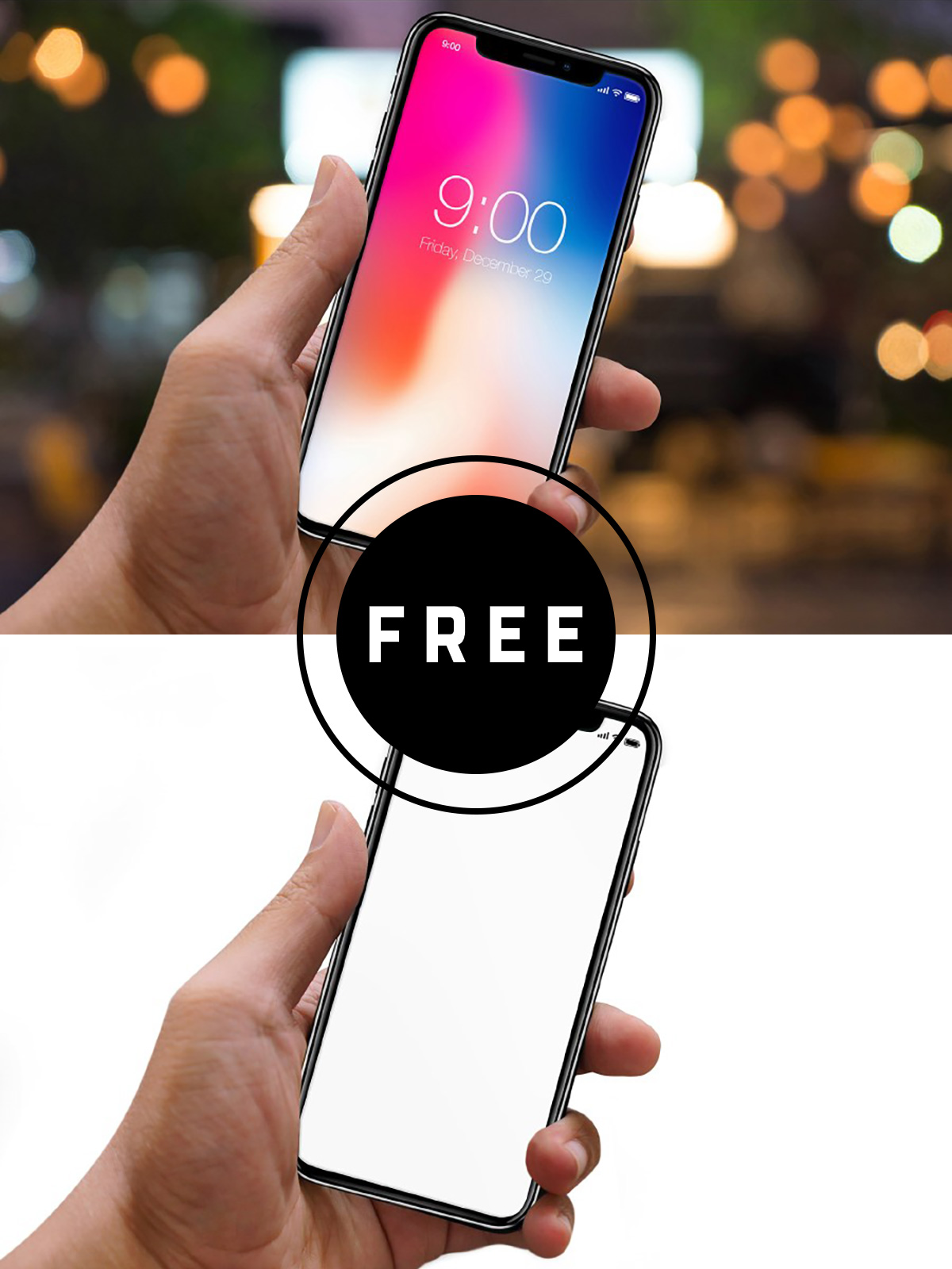 75 Best Free iPhone X, iPhone XS, iPhone XS Max & iPhone XR Mockup Templates & Resources