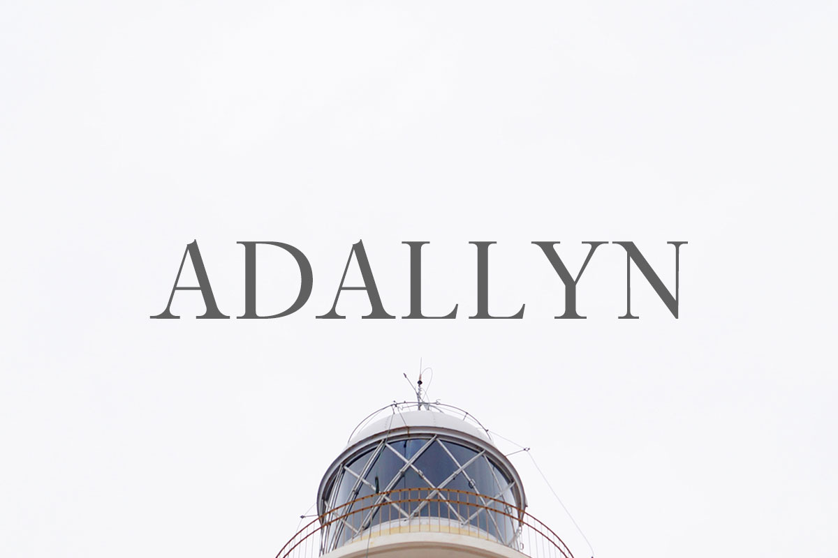 Adallyn Serif Font Feature Image