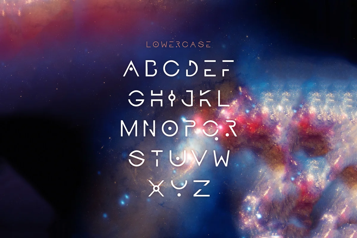 Evaa Galactic Display Font Preview 2