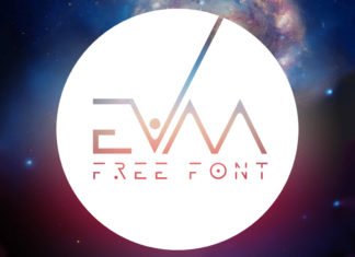 Free Evaa Galactic Display Font