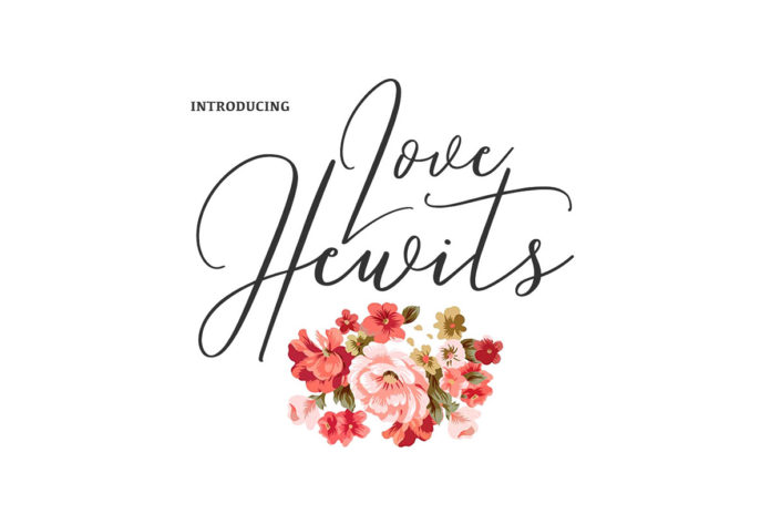 Free Love Hewits Calligraphy Script Font