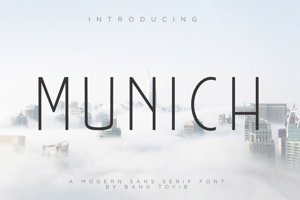 Free Munich Sans Serif Font